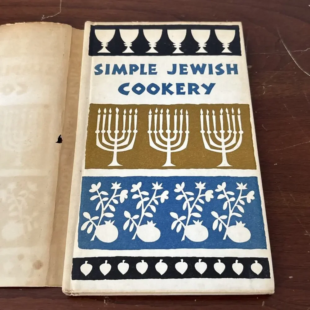 Peter Pauper Press Simple Jewish Cookery Cookbook 1962 Edna Beilenson HCDJ - Picture 6 of 10